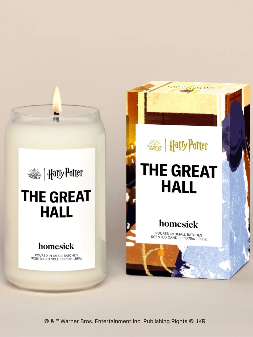 Homesick Harry Potter The Great Hall Candle